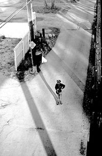 Woman Standing In The Road