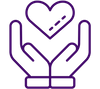 hands and heart icon