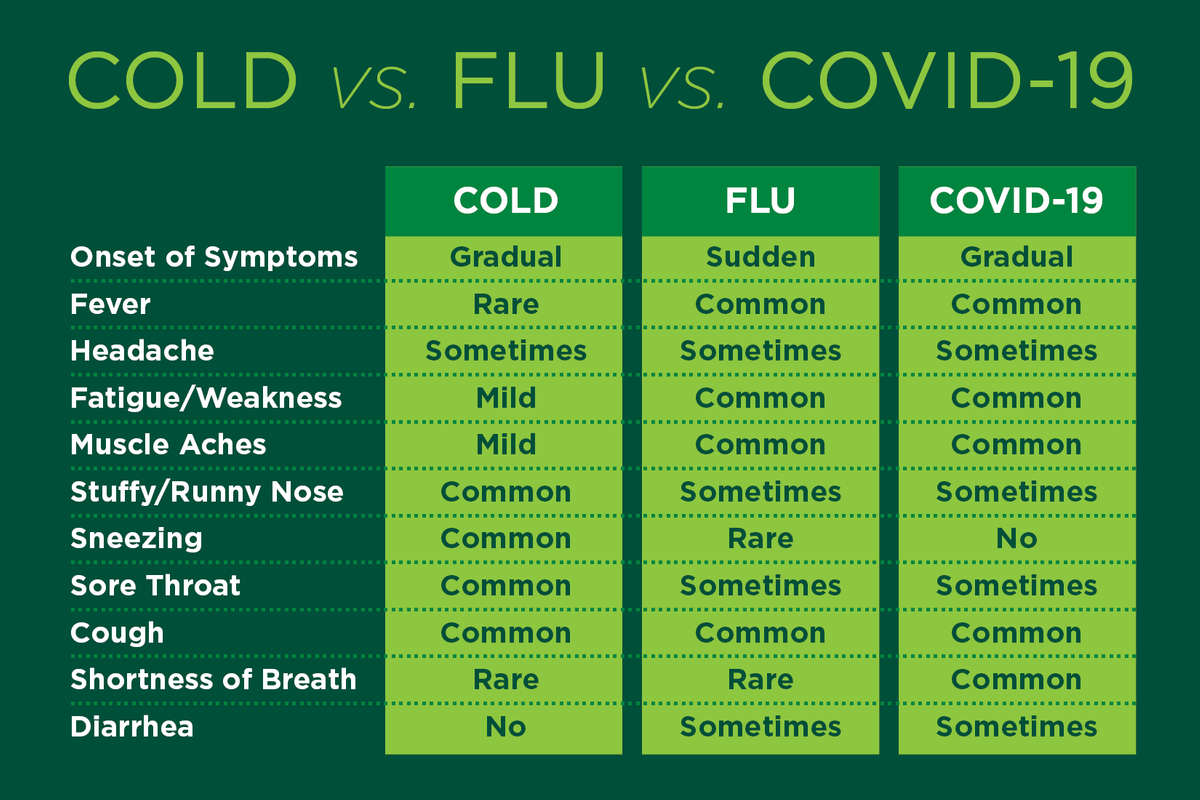 Common Cold Symptoms