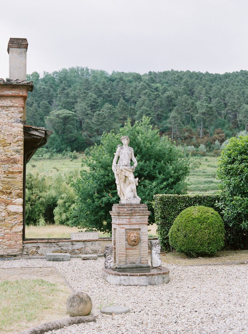 gardens surrounding the villa