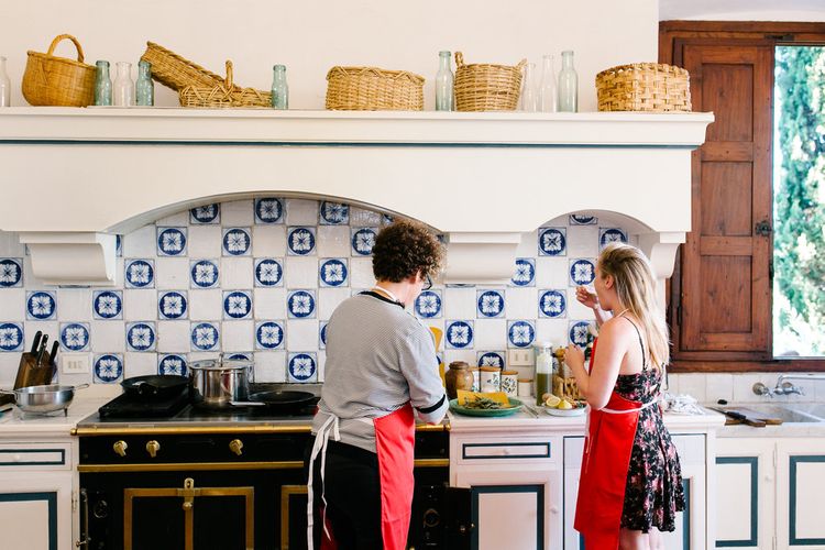 homemade italian dinner