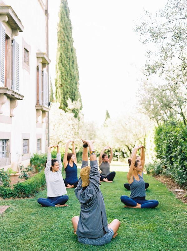 yoga retreat in tuscany
