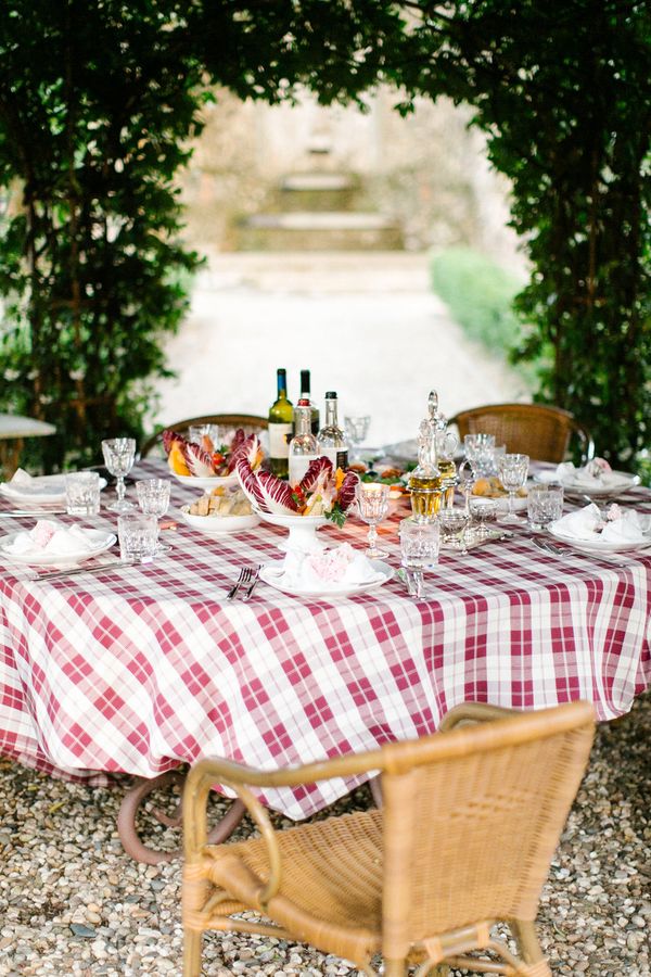 dinner in the gazebo