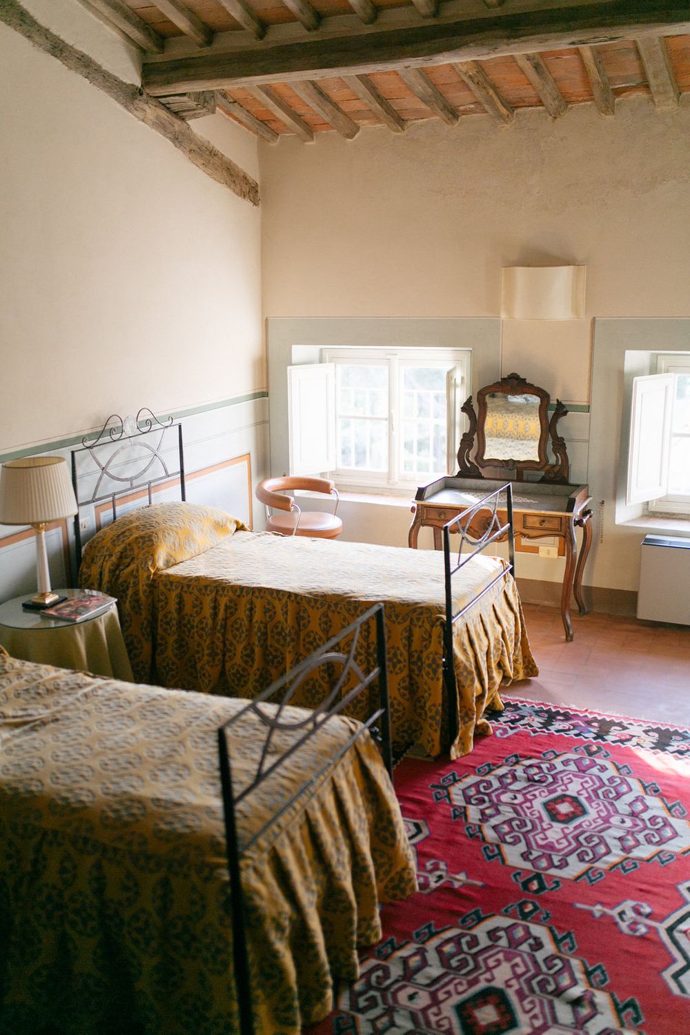 bedroom in lucca italy