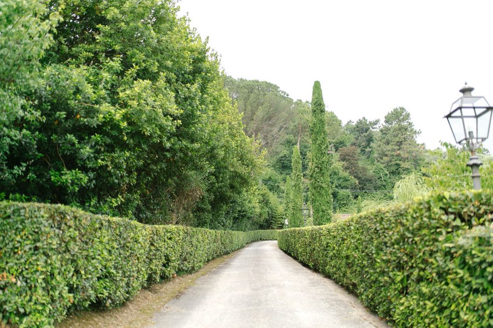 gardens surrounding the villa