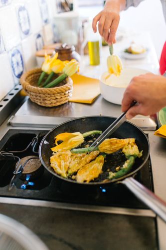 fried squash blossoms