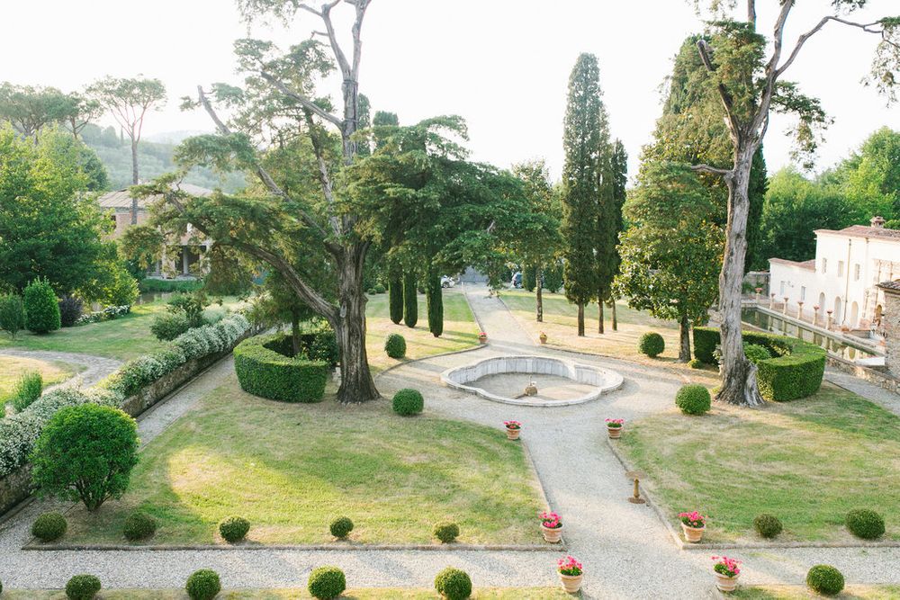 gardens around the villa