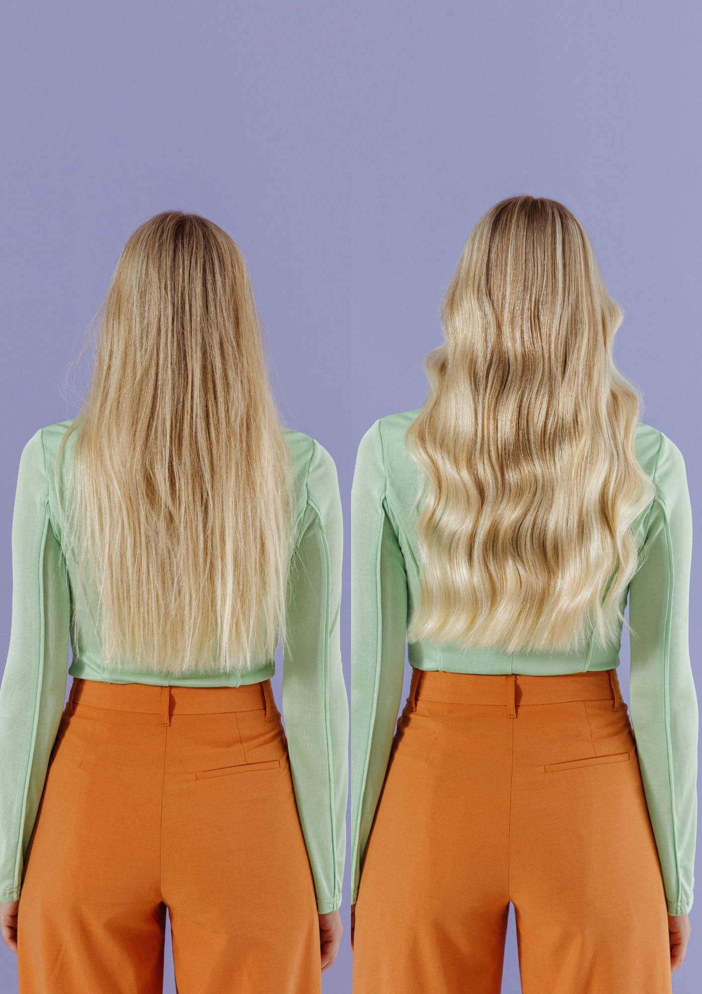 EVO Top Drop Blonde Before and After