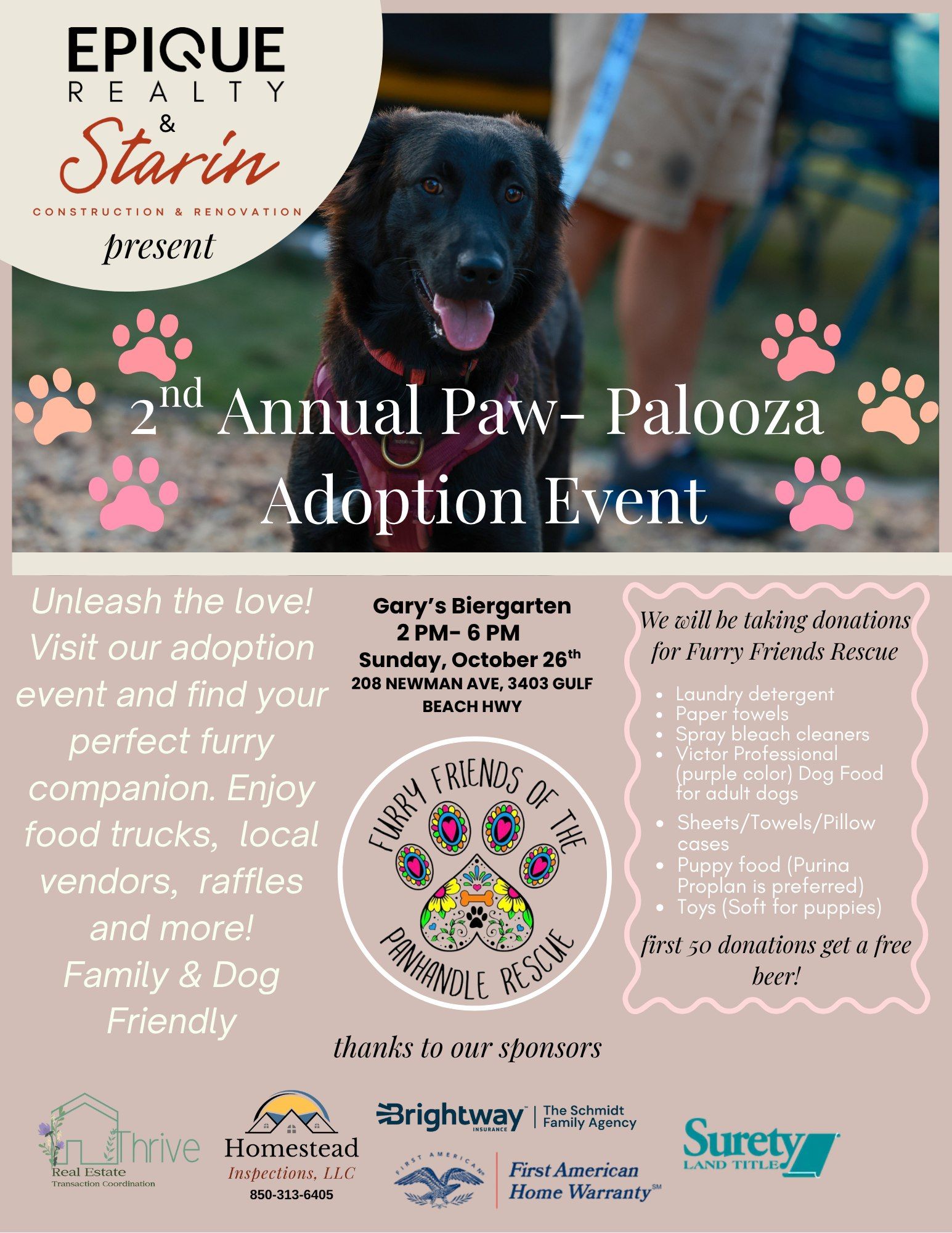 Paw Palooza 2025 at Gary’s Biergarten