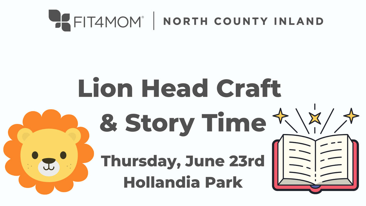 Jun 23 Lion Head Craft & Story Time.png
