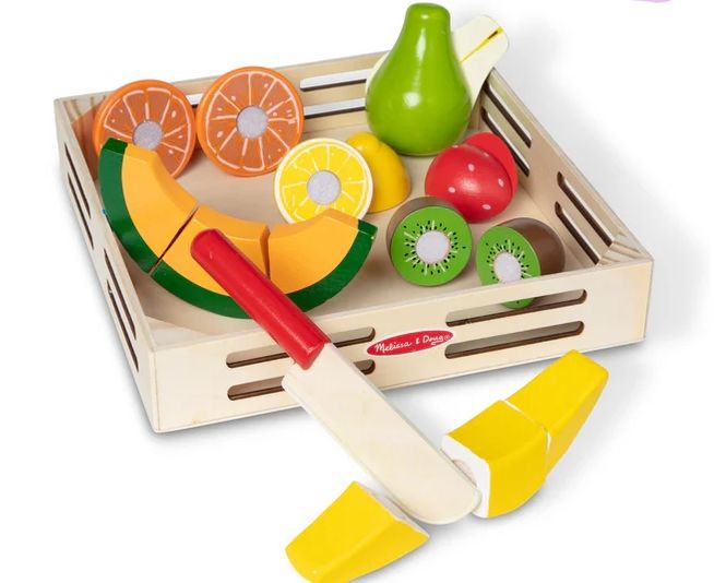 Wooden Cutting Fruit Play Food