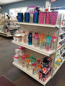 Interior image of the pharmacy Water bottles