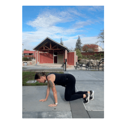 FIT4MOM exercises for moms strong shoulders Bear Crawls.gif