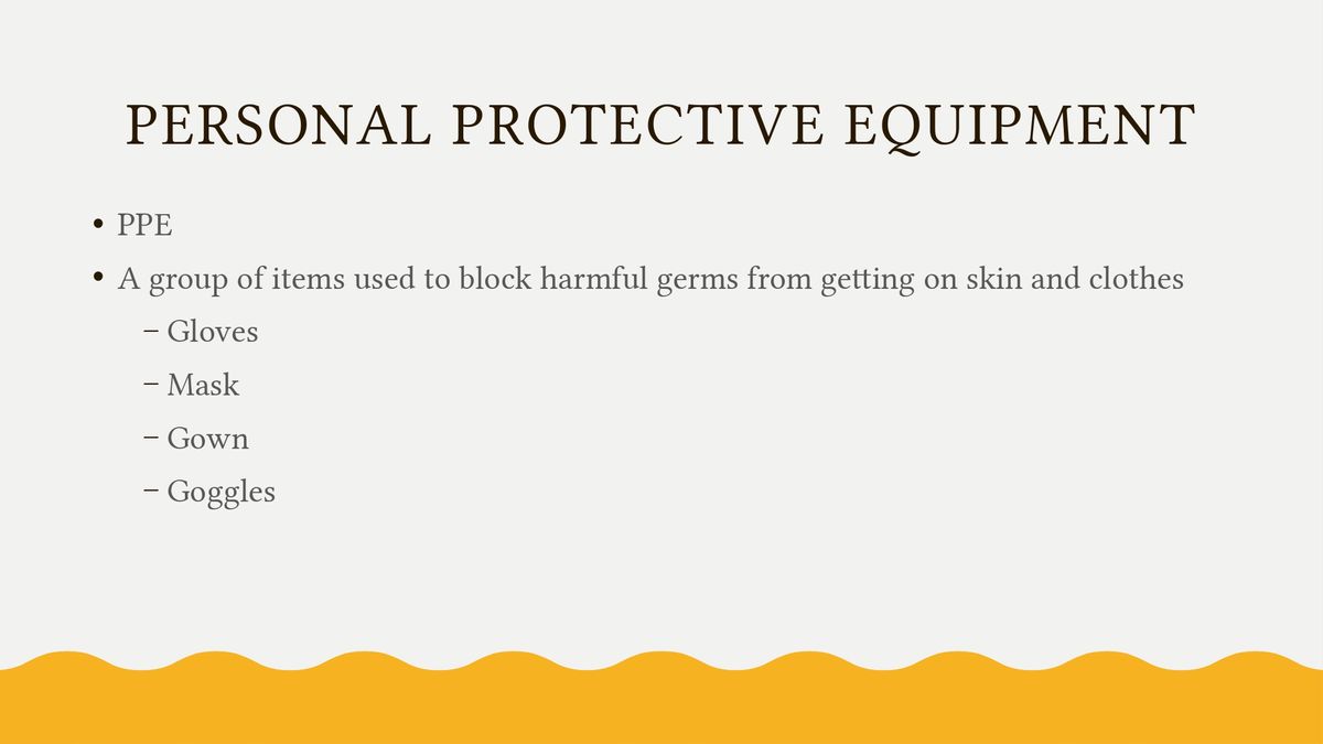 Personal Protective Equipment