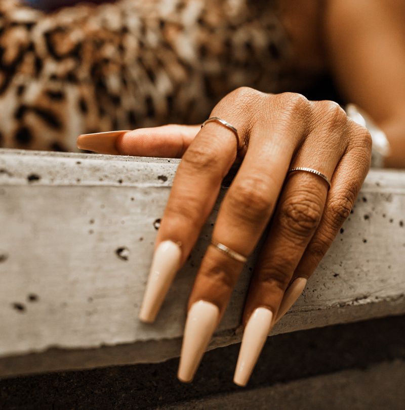 Tutorial: Nude and Gold Dot Nails • Sara du Jour