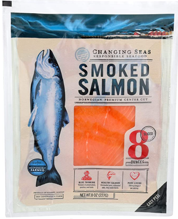 Changing Seas Smoked Salmon - 90 Calories Per 2 Ounces
