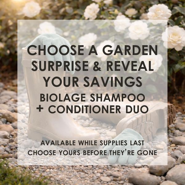 Choose Your Garden Surprise Biolage Duo Sale Wild Hare Salon