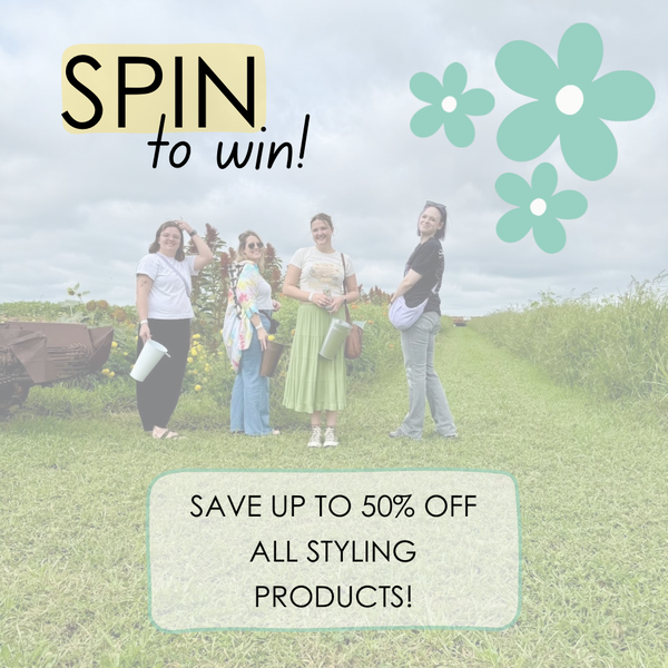 Spin to Win – Save Up to 50% Off Styling Products