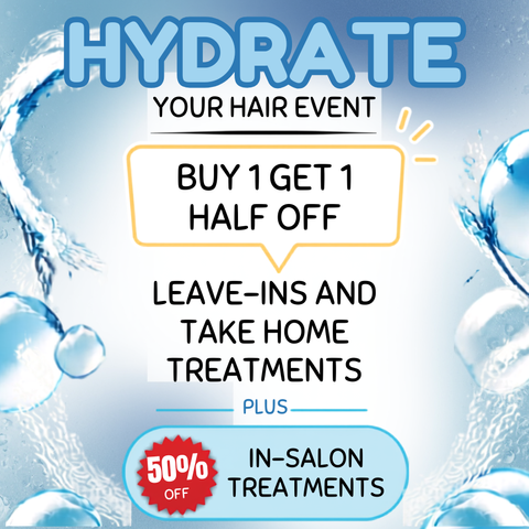 Hydrate Your Hair September Treatment Event Wild Hare Salon