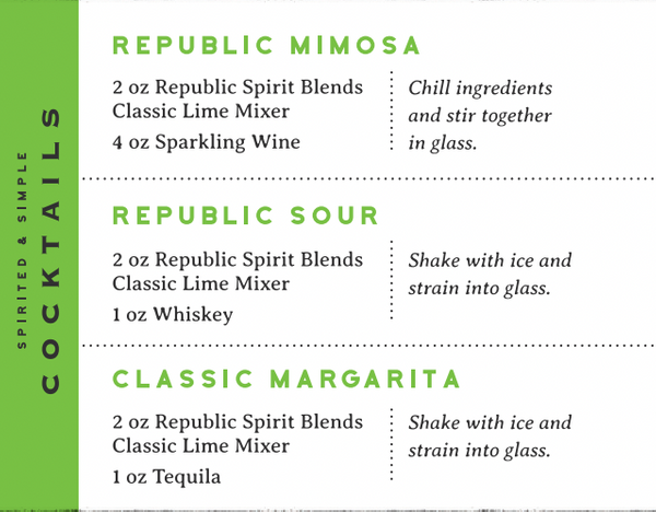 Classic Lime Featured Cocktails