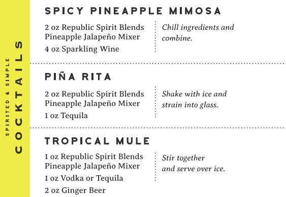 Pineapple Jalapeno Featured Cocktails