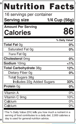 Ginger Mule Nutrition Facts