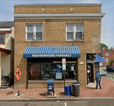 neighborhood pharmacy store front