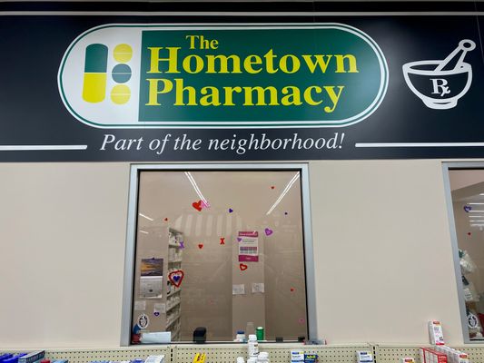 The Hometown Pharmacy Counter