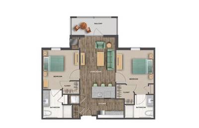 Assisted Living 2 BR Starting at: $7,195