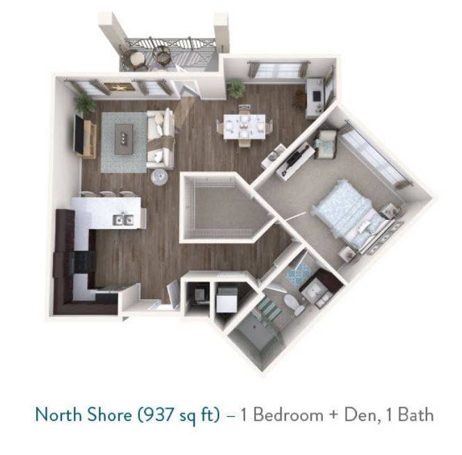 North Shore Floor plan for Starling at Nocatee Independent Living in Jacksonville, FL