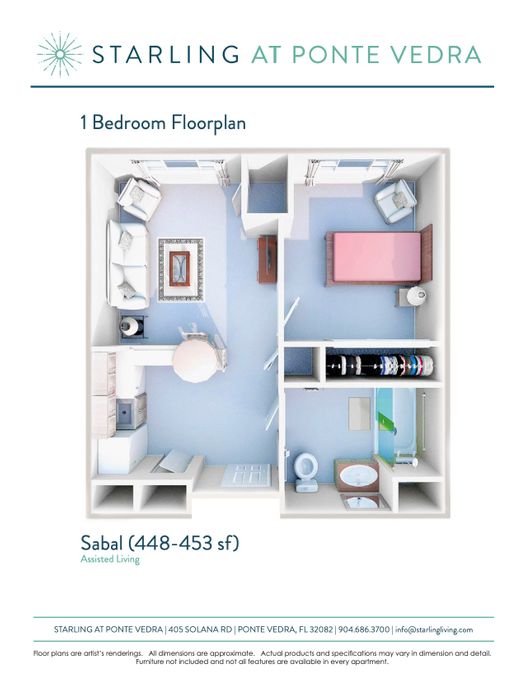 Sabal 1 Bedroom - Starting at $5,750