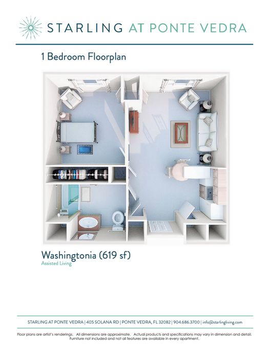 Washingtonia - 1 bedroom - Starting at $5,850