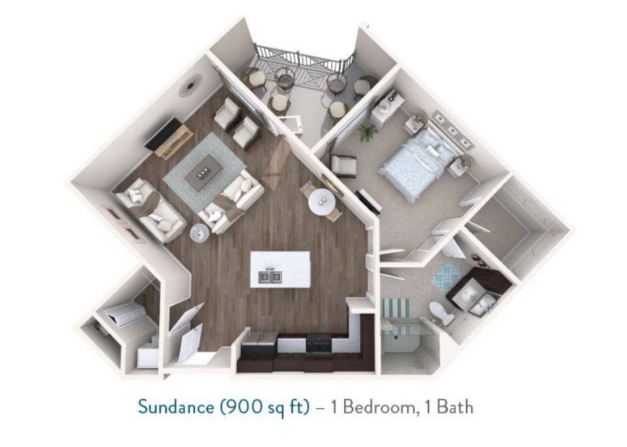 Sundance Floor plan for Starling at Nocatee Independent Living in Jacksonville, FL