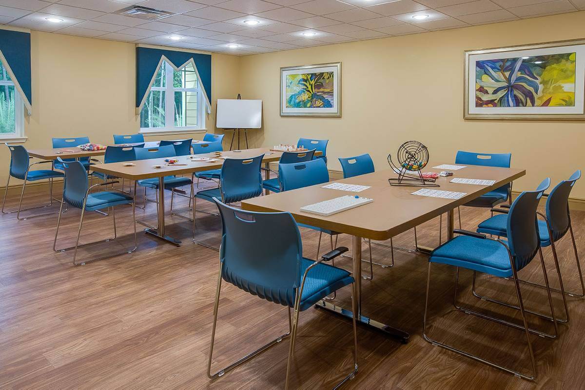 Senior Living Game Room