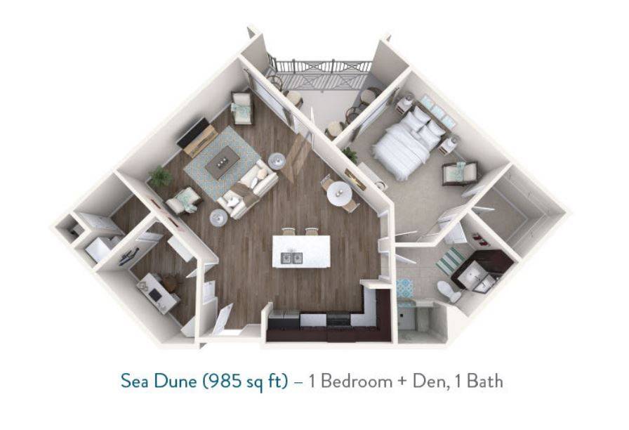 Sea Dune Floor plan for Starling at Nocatee Independent Living in Jacksonville, FL