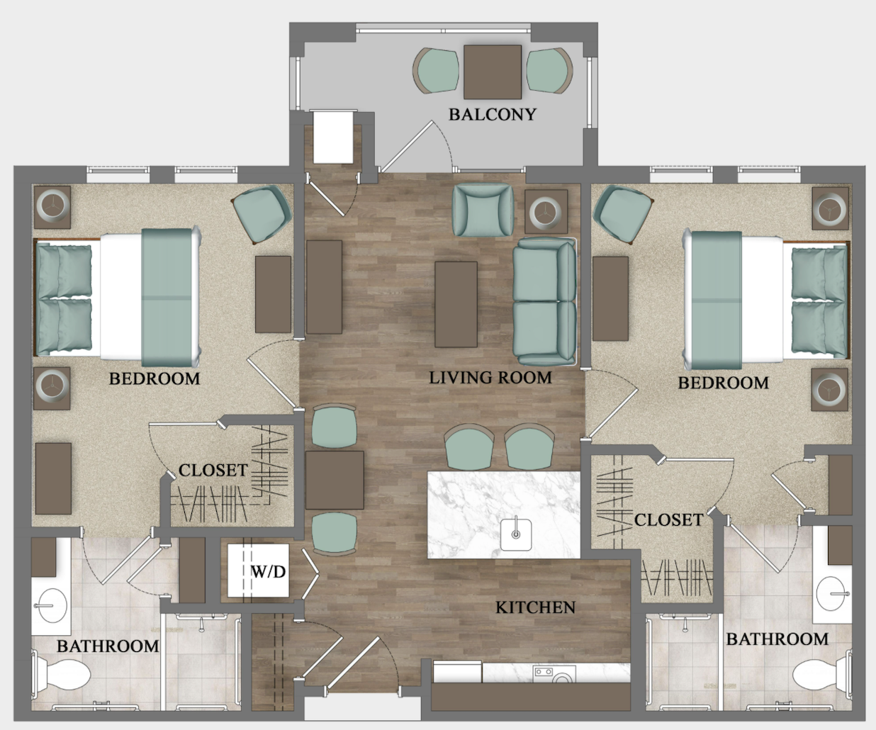 Two bedroom Assisted Living unit near Maitland  FL