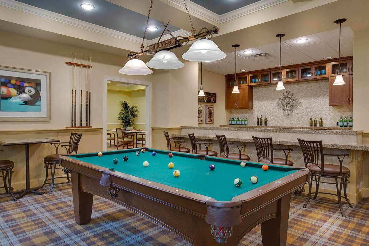 Senior Living Game Room