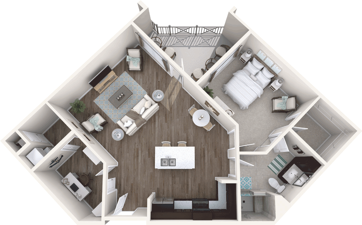 Independent Living - One Bedroom + Den