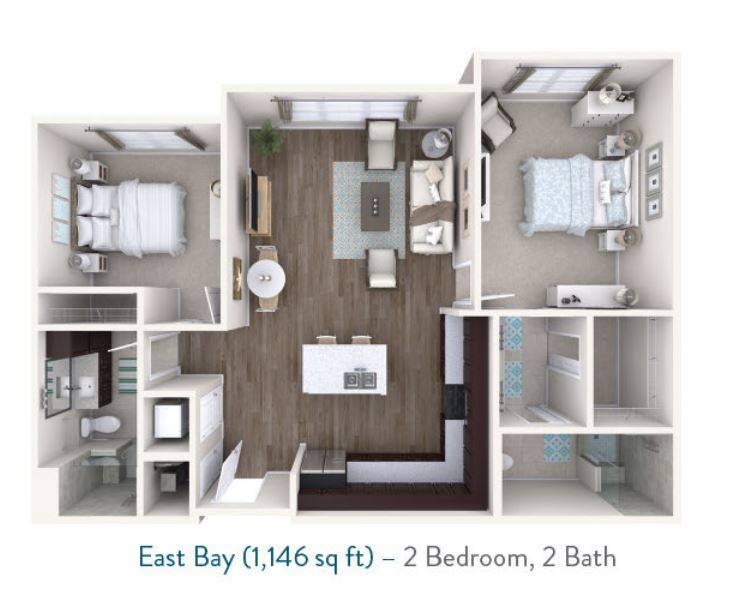 East Bay Floor plan for Starling at Nocatee Independent Living in Jacksonville, FL