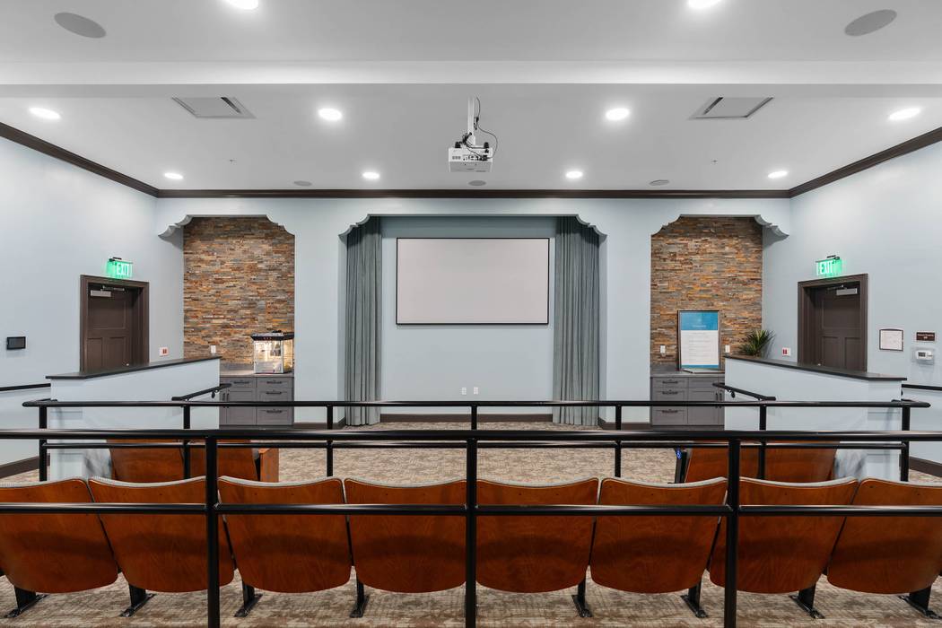 A Movie Theater at our facility A Movie Theater at our facility