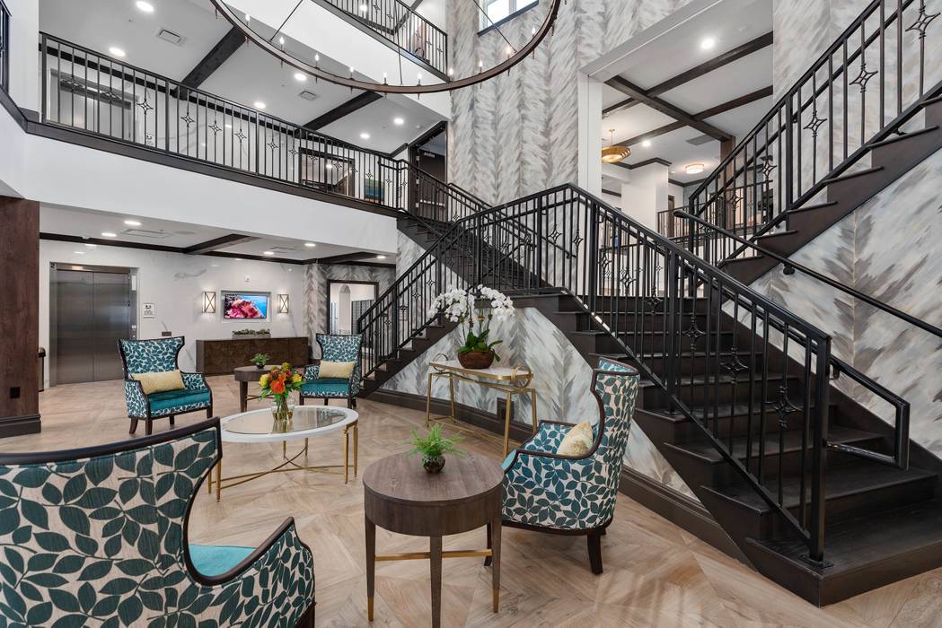 The atrium area at The Trelago Assisted Living and Memory Care in Maitland, Fl