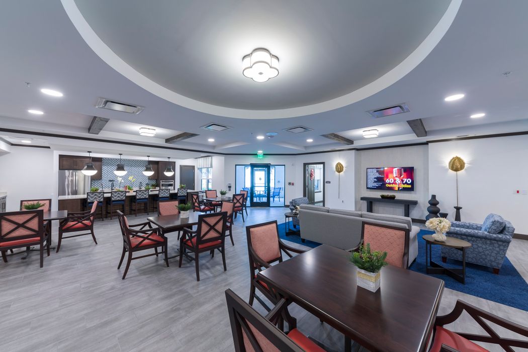 Assisted Living Activity Room at the Grove at Trelago in Maitland FL