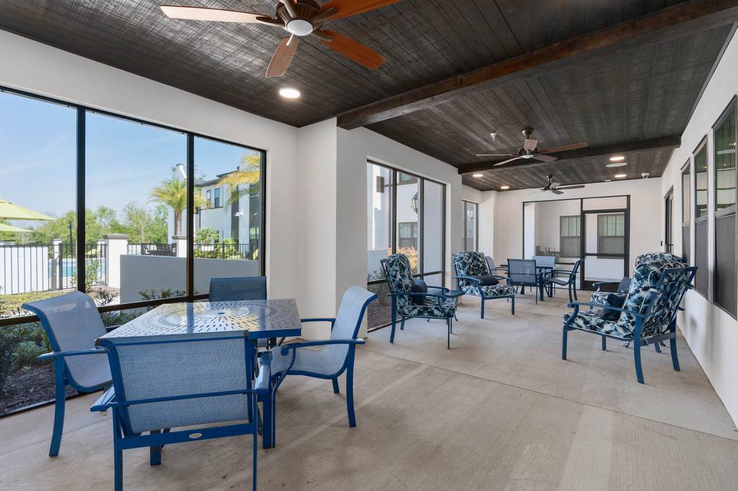 A Screened in Porch at one of our facilities  A Screened in Porch at one of our facilities