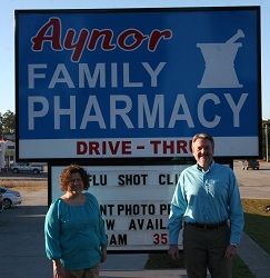 Aynor Family Pharmacy Signage