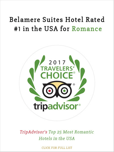 Belamere Suites Hotel Rated #1 in the USA for Romance