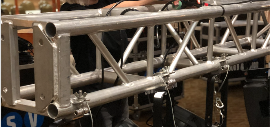 Close up of truss