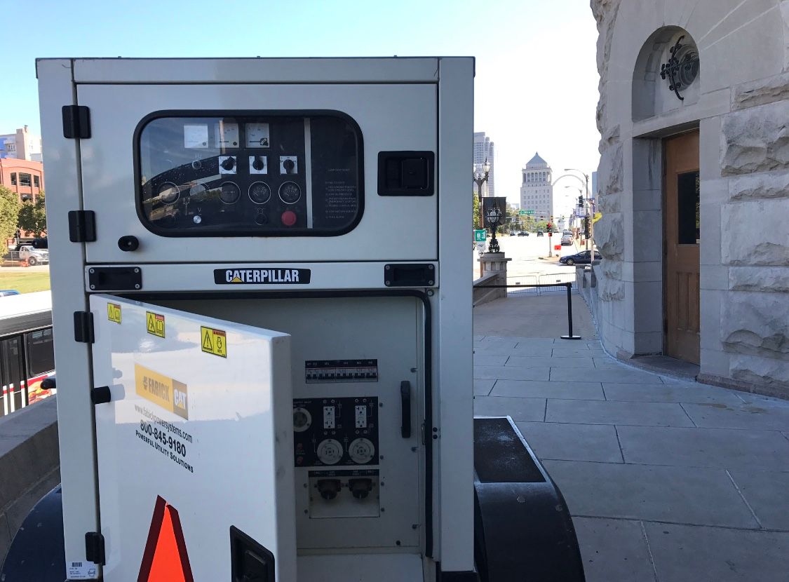 Power generator at an event