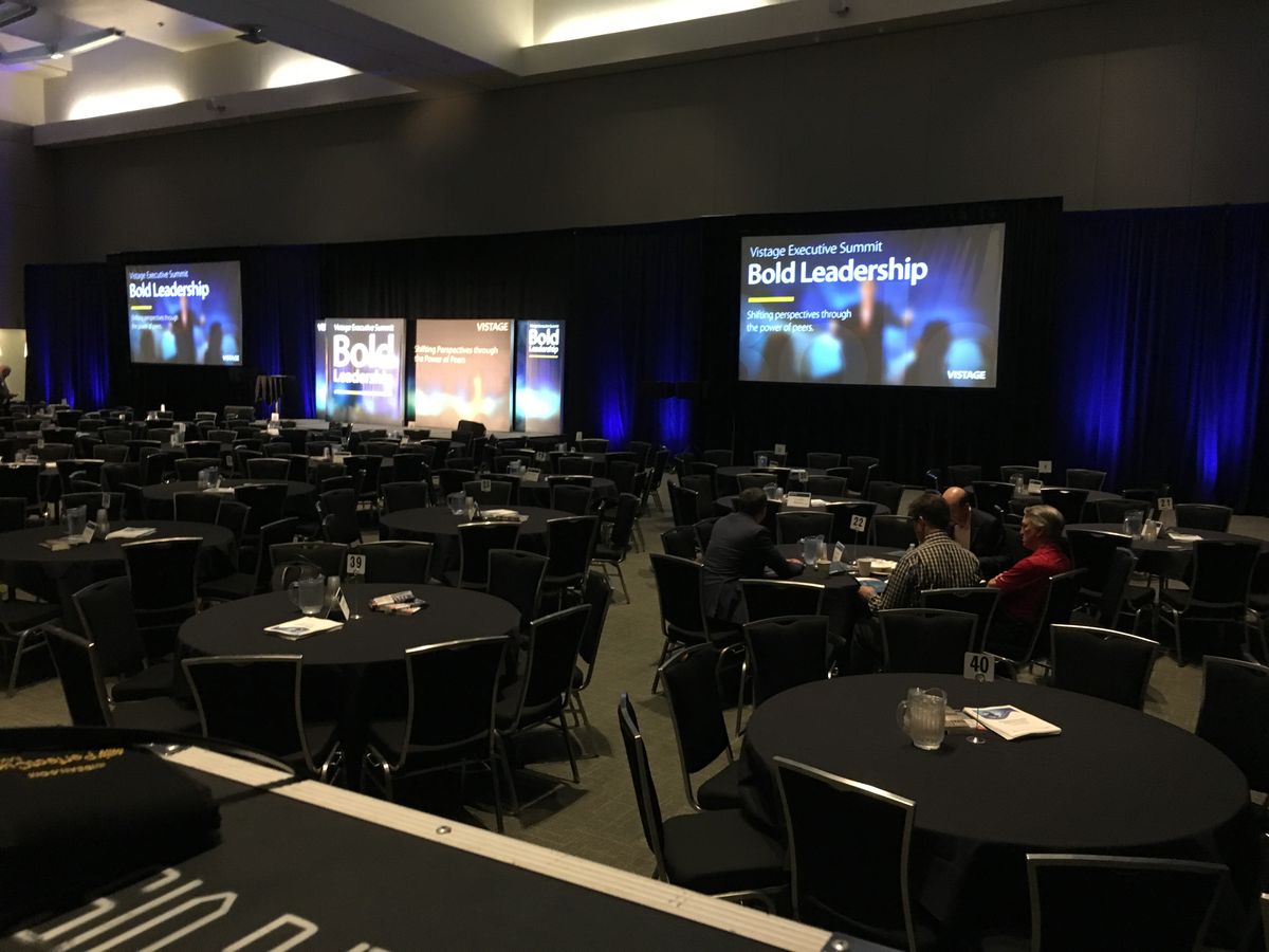 Small Conference Setup in Hilton Downtown in Austin, Texas