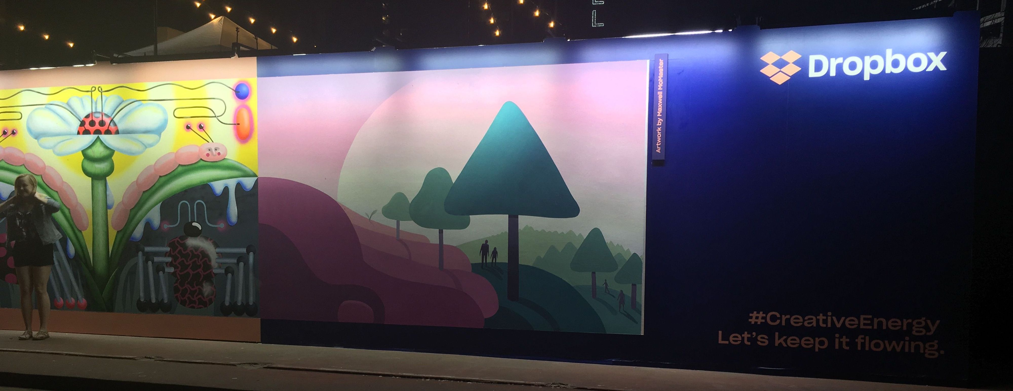 Dropbox Mural at SXSW