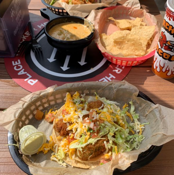 Torchy Taco's taco and quest dip